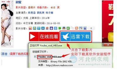 誘騙用戶下載影片，實則下載木馬病毒